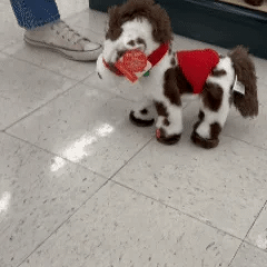 🐎❤️Spotted Electric Plush Horse